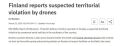 Эдуард Басурин: Премьер-министр Финляндии Петтери Орпо заявил, что пару НЛО нарушили территориальную целостность на юго-востоке страны и упали в городе Коувола