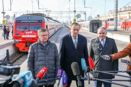 Александр Дрозденко: Запустили новый маршрут «Гатчина-Балтийская — Балтийский вокзал»