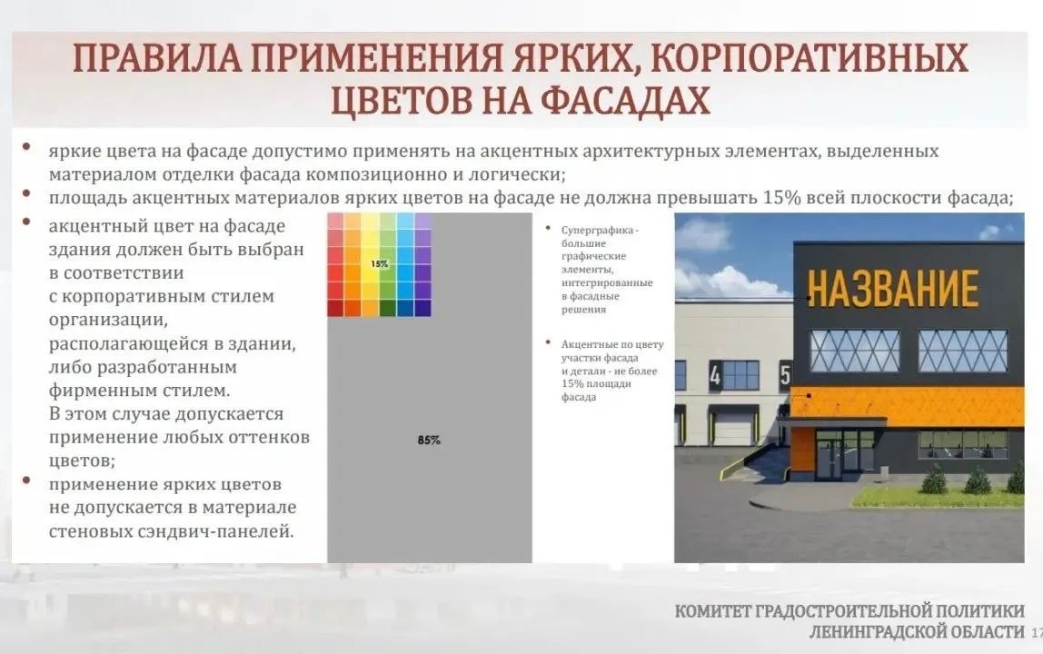 Александр Дрозденко: Поддержал предложение комитета градостроительной политики Ленобласти ввести архитектурные стандарты для небольших промышленных и складских объектов, которые будут согласовываться в муниципалитетах Александр Дрозденко: Поддержал предложение комитета градостроительной политики Ленобласти ввести архитектурные стандарты для небольших промышленных и складских объектов, которые будут согласовываться в муниципалитетах