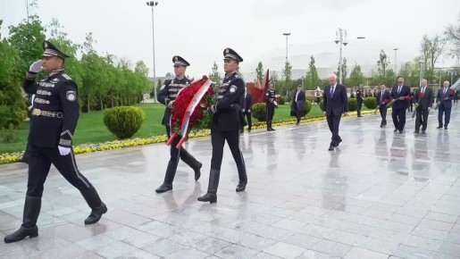 В столице Узбекистана Генпрокурор России посетил мемориальный комплекс «Парк Победы»