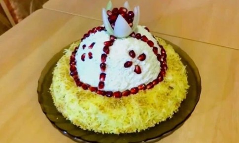 Салат «Шапка Мономаха»