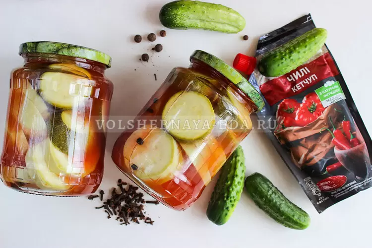 Кабачки в кетчупе чили: неотразимая закуска для зимнего стола