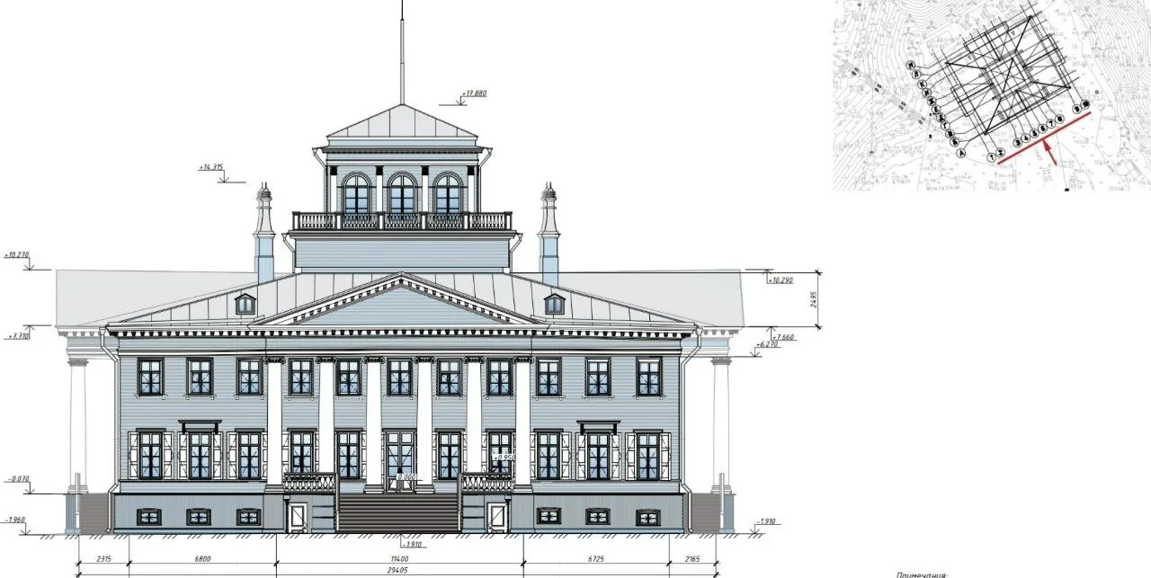Проект реставрации усадьбы в Рождествено скорректируют изза найденного фундамента XVIII века