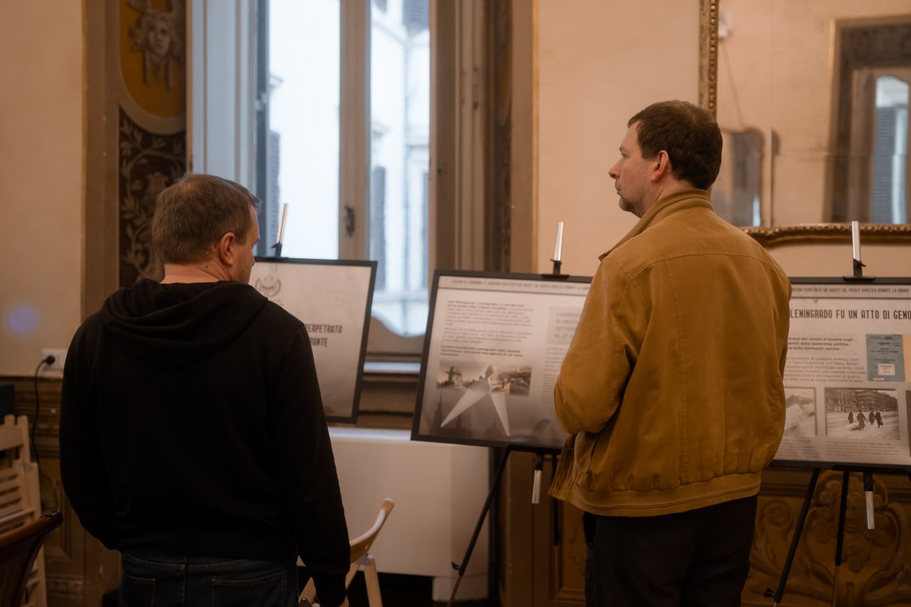 В преддверии 19 апреля — Дня памяти жертв геноцида советского народа, совершенного нацистами и их пособниками в годы Великой Отечественной войны, в Риме открылась выставка, посвященная блокаде Ленинграда В преддверии 19 апреля — Дня памяти жертв геноцида советского народа, совершенного нацистами и их пособниками в годы Великой Отечественной войны, в Риме открылась выставка, посвященная блокаде Ленинграда