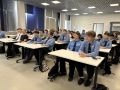 Транспортные полицейские организовали профилактическую встречу по вопросам правопорядка на железной дороге в Колледже Московского транспорта