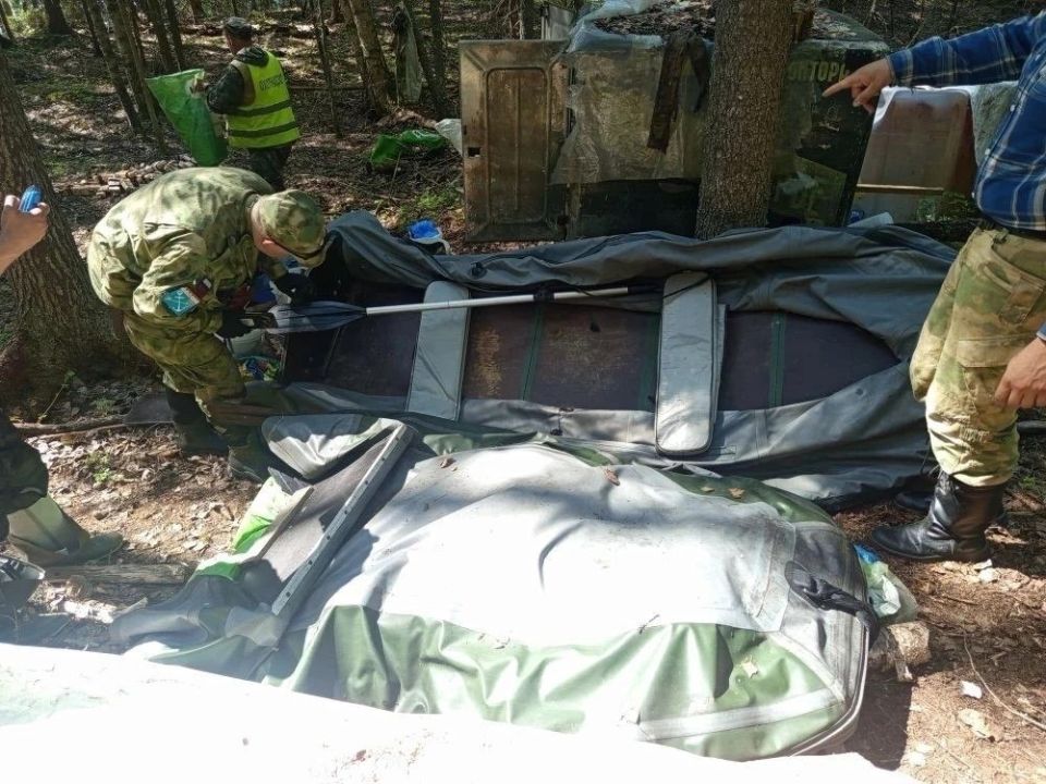 В природном парке «Вепсский лес» изъяли орудия незаконного лова В природном парке «Вепсский лес» изъяли орудия незаконного лова
