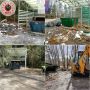 В Вырице ликвидировали захламления у контейнерных площадок