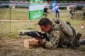 Рота разведки «Беркут» 33-й бригады оперативного назначения Северо-Западного округа Росгвардии на соревновании по служебно-боевой стрельбе и функциональному многоборью «Гонка специального назначения» в Ленинградской области
