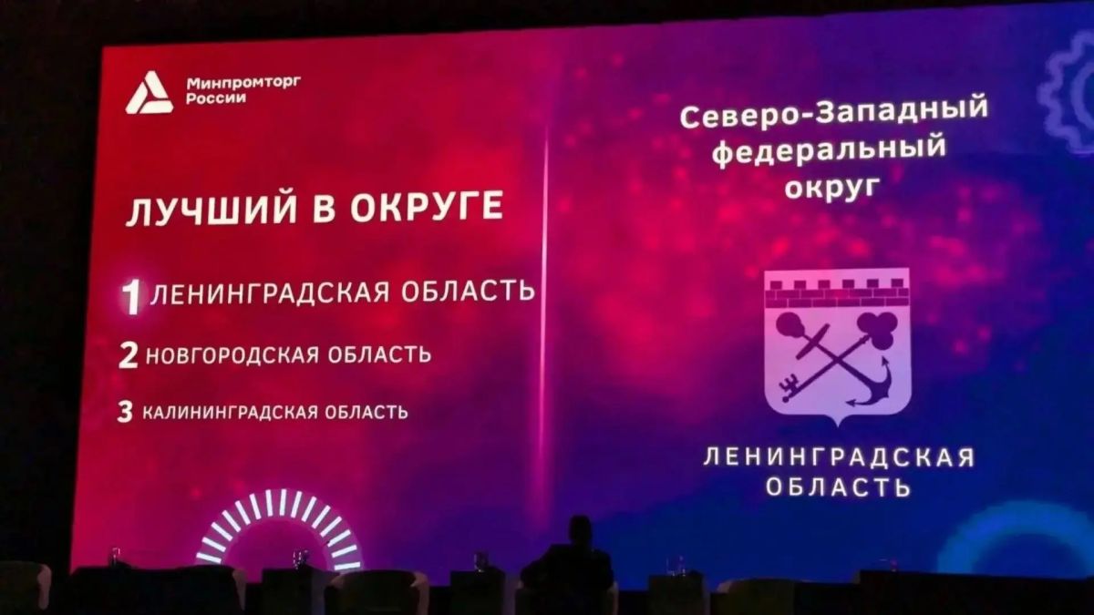 Ленобласть возглавила рейтинг промышленной политики на Северо-Западе