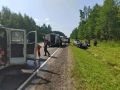 Пять человек пострадали в аварии на трассе А-120 в Ленинградской области