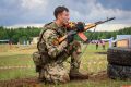 Курсанты Военной академии Росгвардии на соревновании по служебно-боевой стрельбе и функциональному многоборью «Гонка специального назначения» в Ленинградской области