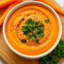 Морковный хумус с кунжутом: яркое и полезное угощение для веганов