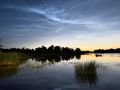 Прекрасные серебристые облака наблюдали жители Ленобласти