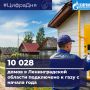 Количество домов, подключенных к газу с начала года в Ленинградской области, превысило 10 000