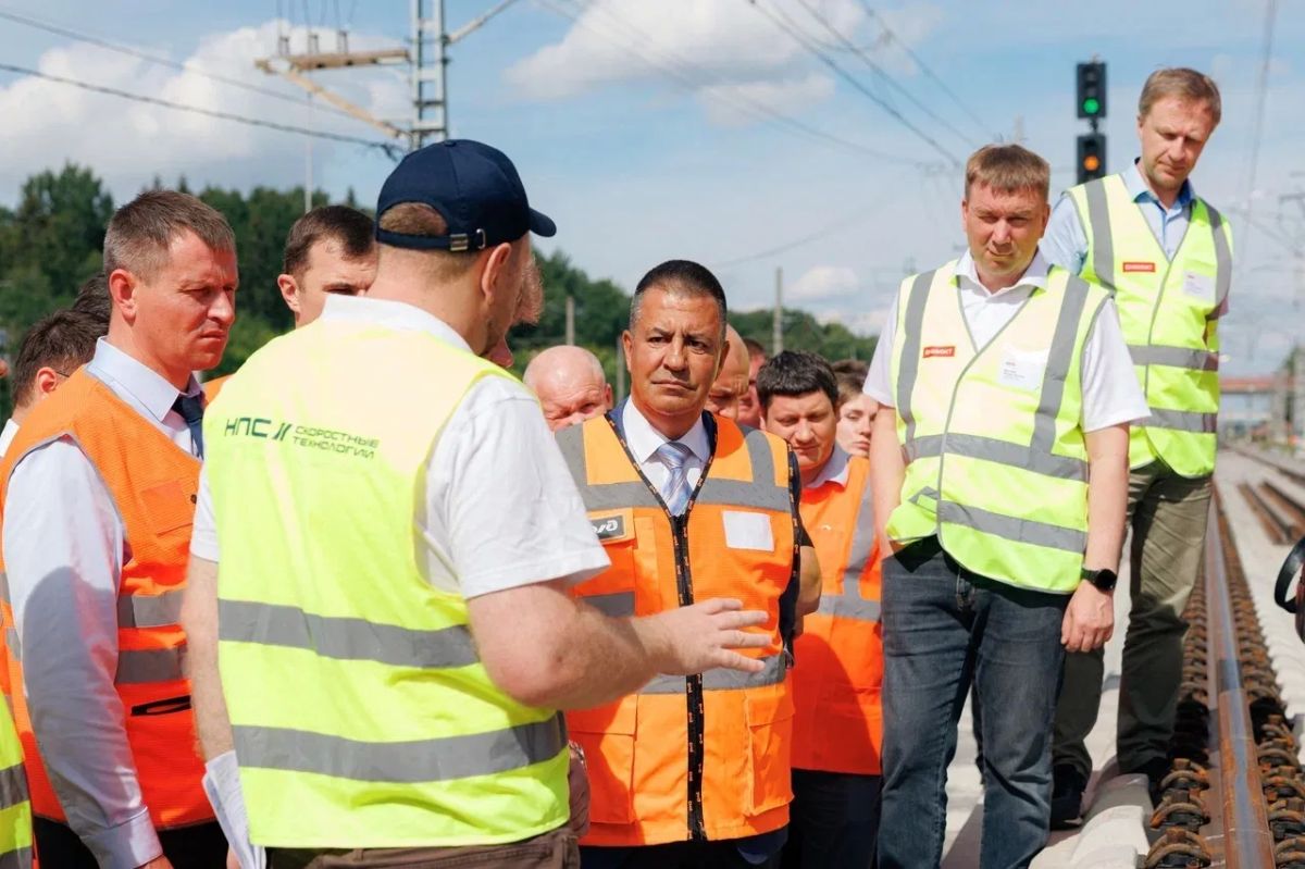 В Ленинградской области завершено строительство полигона для испытания технологий ВСМ В Ленинградской области завершено строительство полигона для испытания технологий ВСМ