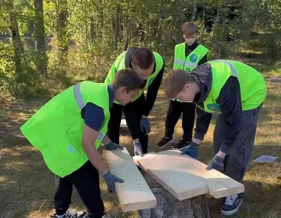 Благодаря «Друзьям леса» на озере Налимовка в Выборгском районе появилась новая площадка для отдыха. Благодаря «Друзьям леса» на озере Налимовка в Выборгском районе появилась новая площадка для отдыха.