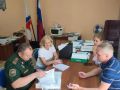 Офицеры военного следственного управления СК России провели рабочую встречу с руководством образовательного учреждения