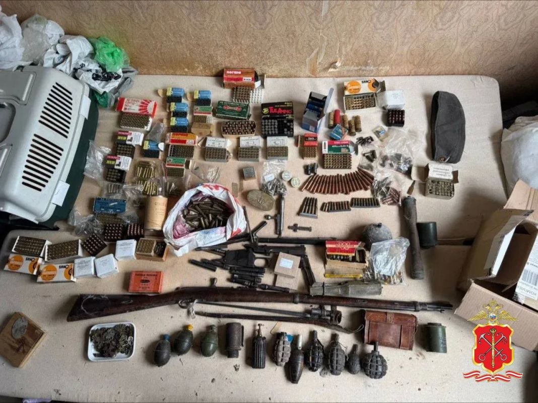 Боевая бабушка: склад оружия и более 2 тысяч патронов нашли в квартире 65-летней петербурженки