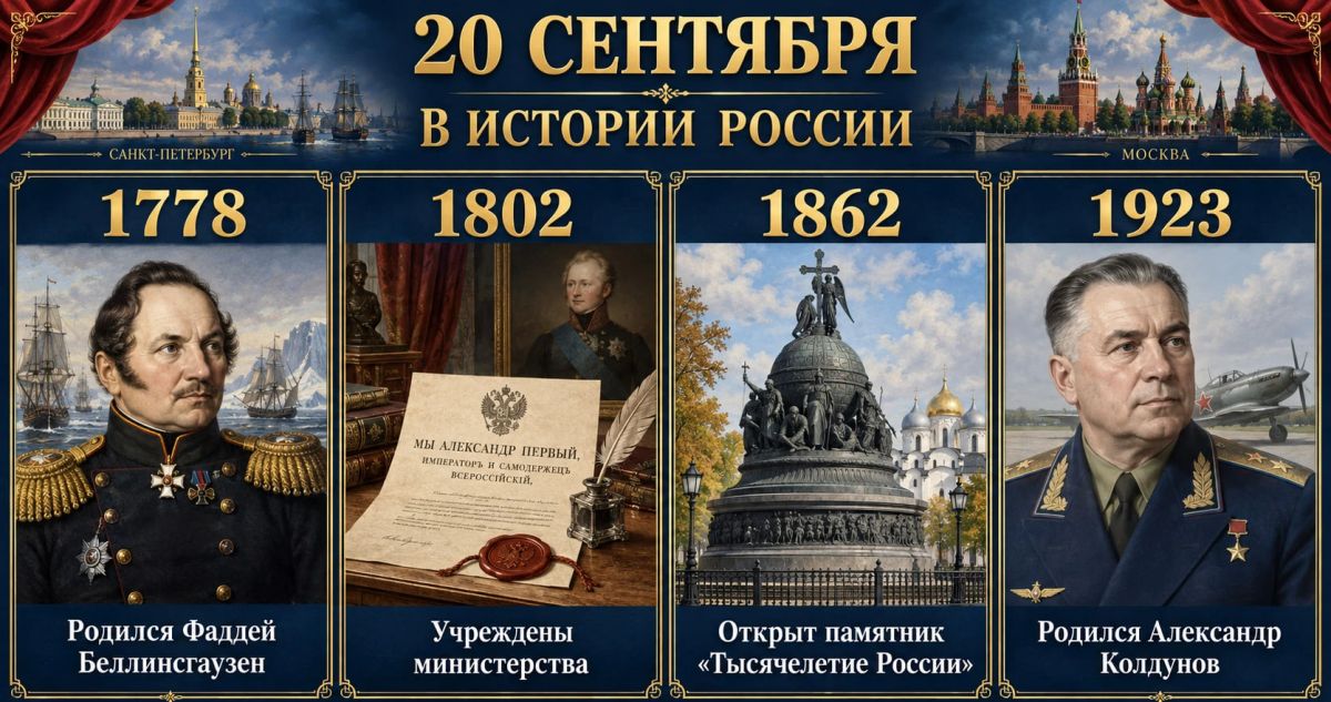 20 сентября в истории России
