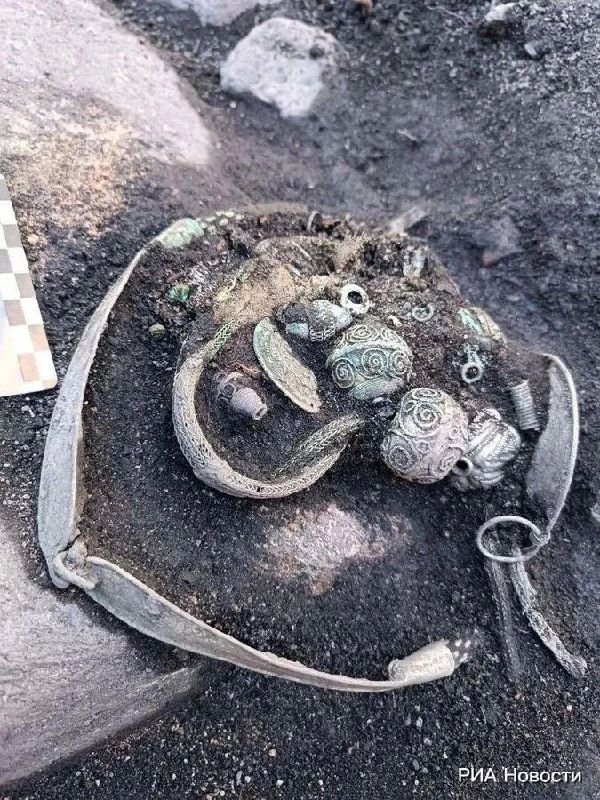 В Ленинградской области археологи нашли средневековый клад весом более двух килограммов
