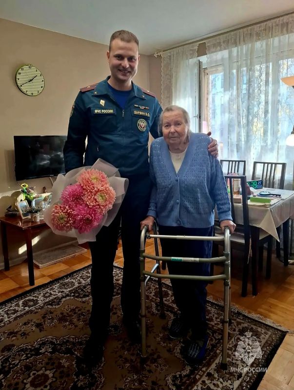 102-ой день рождения отмечает сегодня ветеран Великой Отечественной войны и МПВО Евстолия Демьяновна Савельева