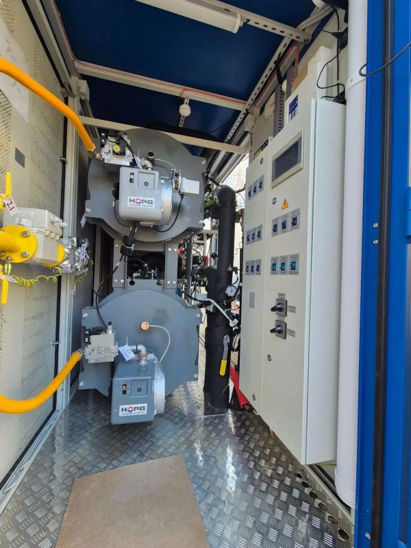В поселке Зеленый Холм котельная перешла на природный газ В поселке Зеленый Холм котельная перешла на природный газ